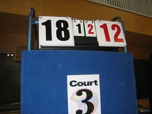 Elson Volley Flipper Scoreboard